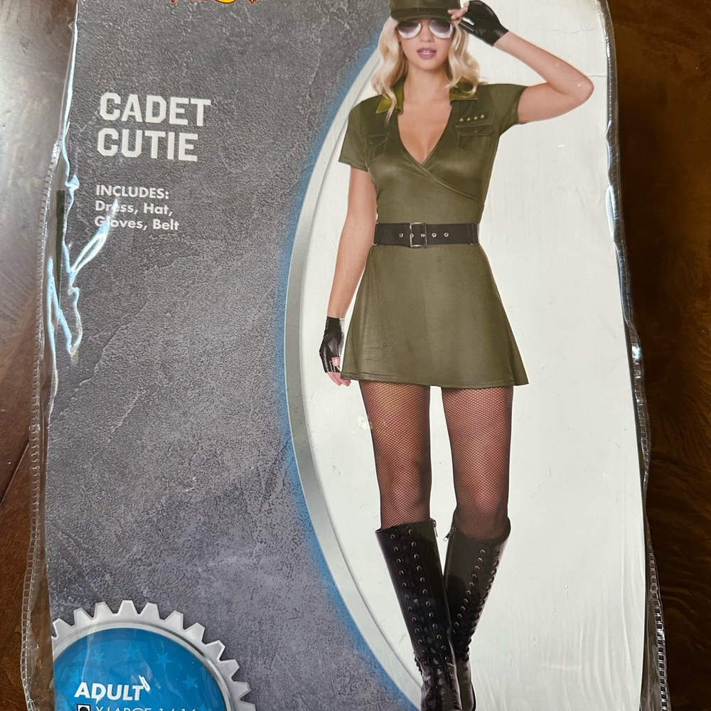 Olive Green Cadet Costume